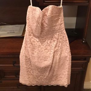 Blush David’s bridal dress